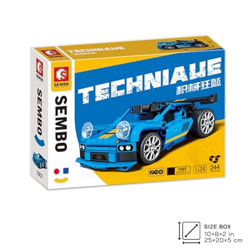 Technic Motorcycle and Car Model Kit (701102) - 911 Carrera Rs