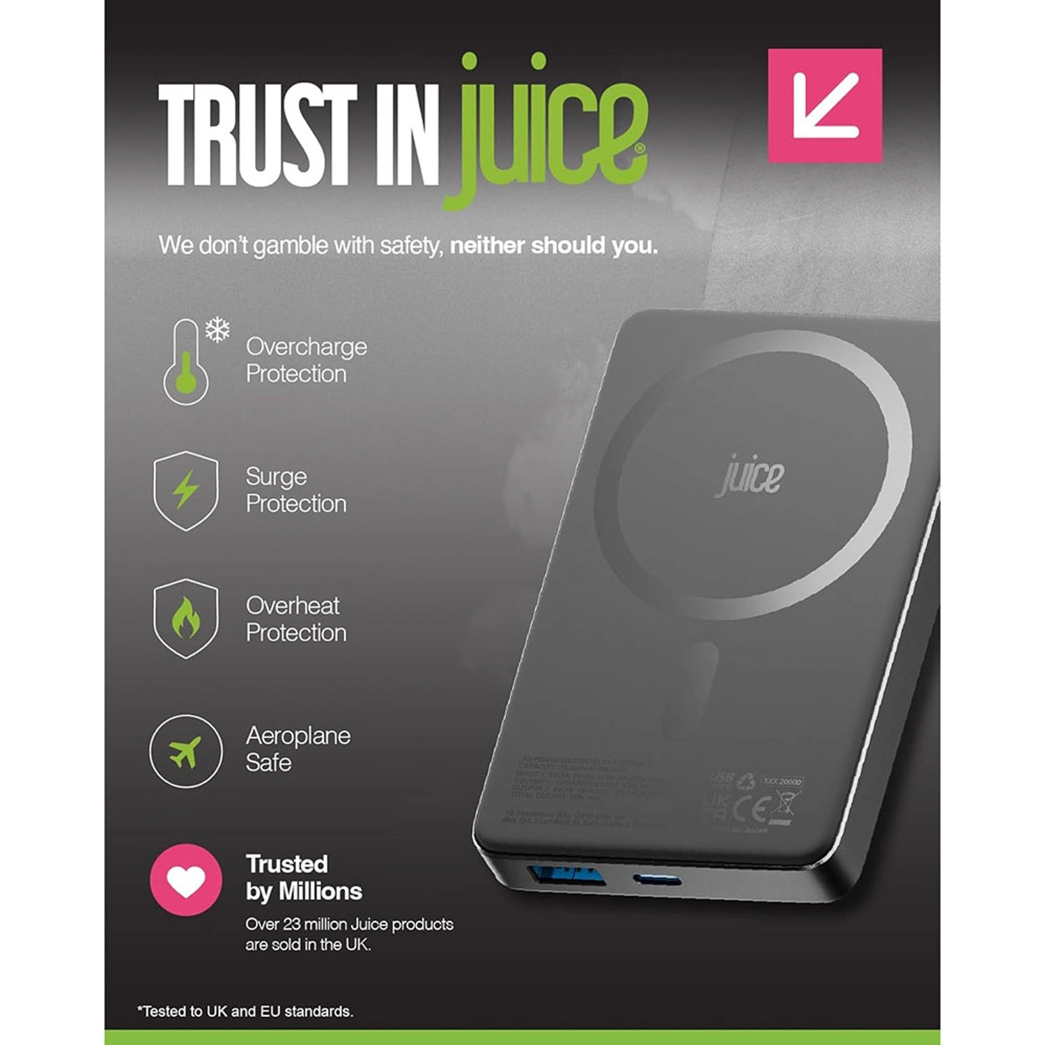 PBSLIM10KBLK - 10,000mAh 18W