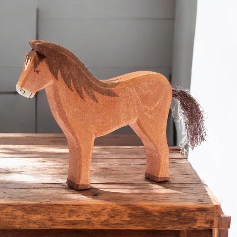 Horse Wooden Toy - Suitable for 3 years and above