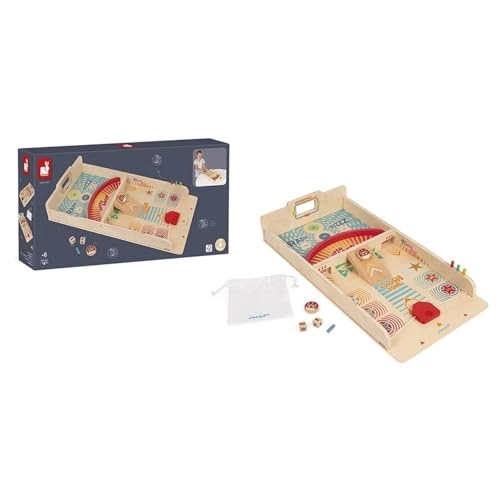 Retro Wooden Paddles Game - 6 years and up 4 pieces