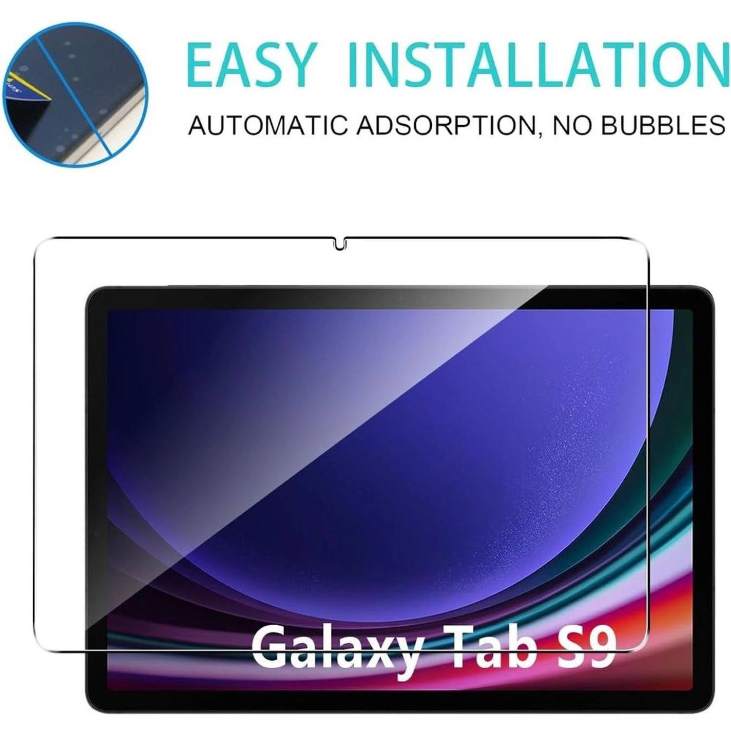Anti-Scratch Tempered Glass Screen Protector for Galaxy S8/S9/S7FE