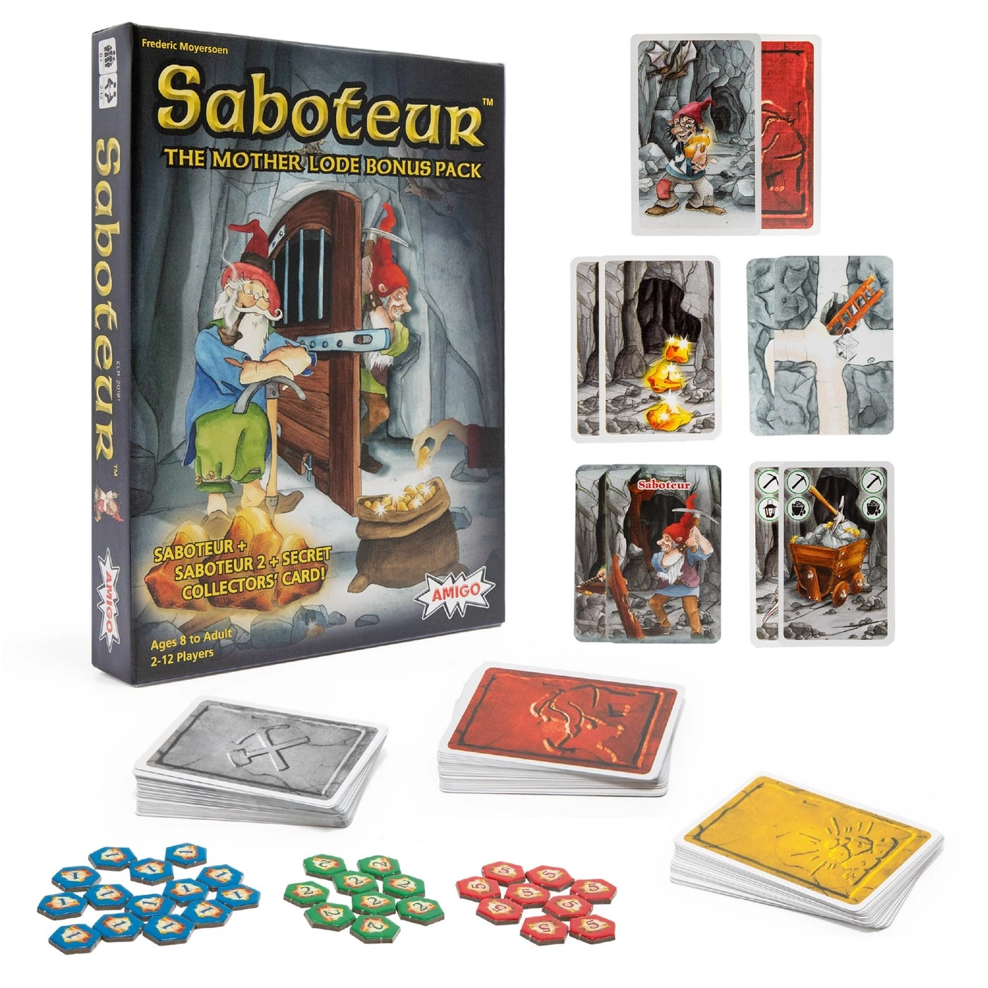 Saboteur + Saboteur 2 + Secret Collectors’ Card