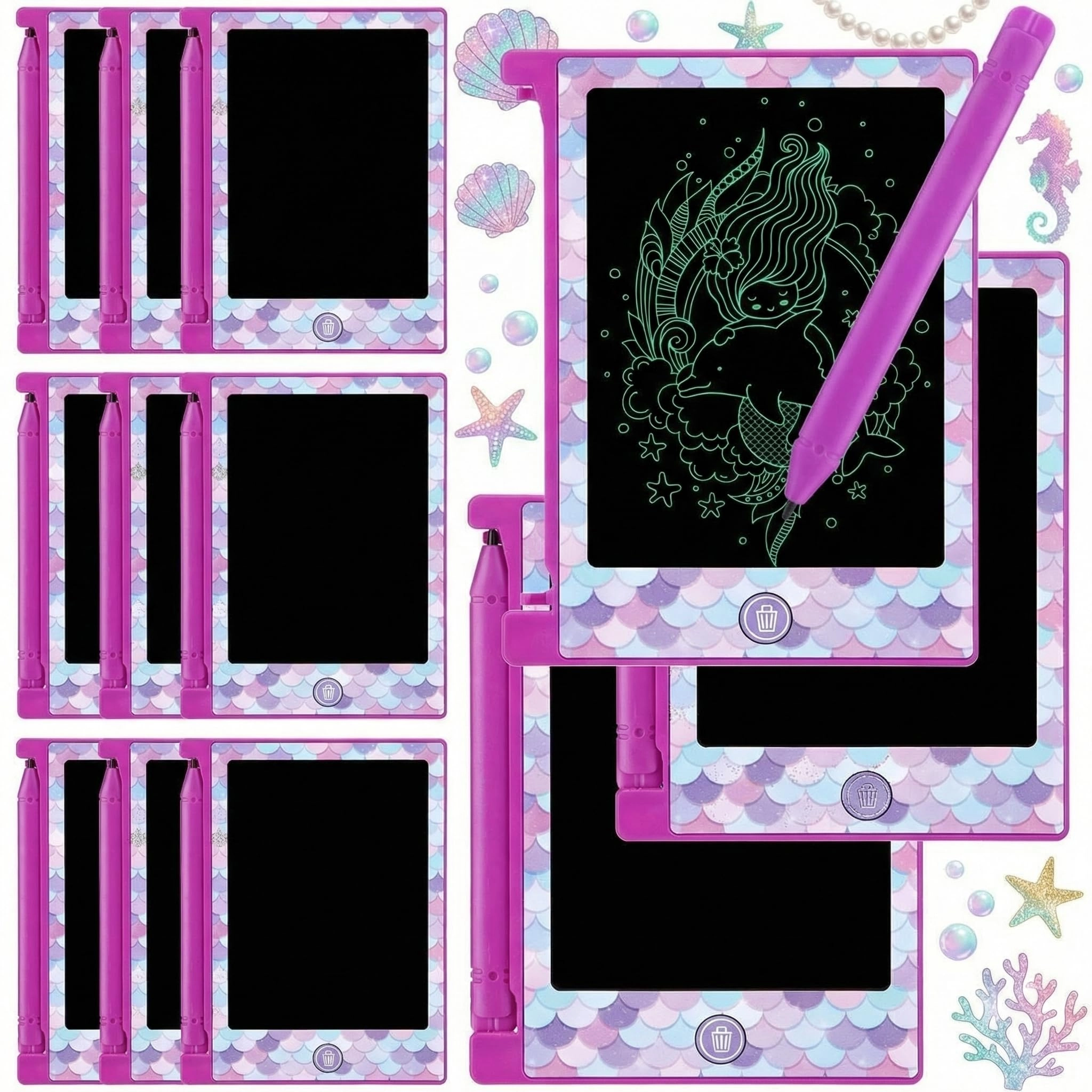 Nezyo LCD writing tablet - 3+ years 12 pieces 4.6 inch Pack