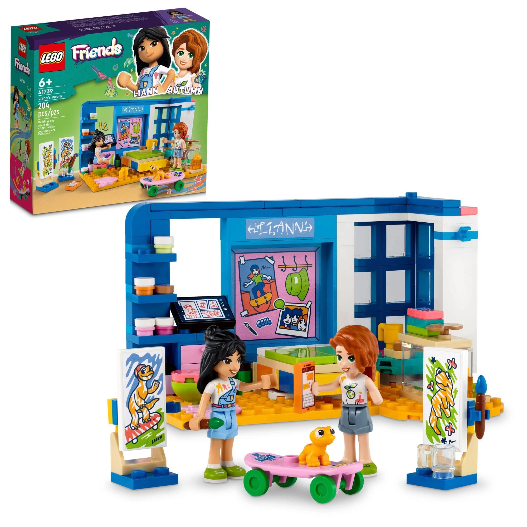 LEGO Friends Liann's Room (41739) - Art-Themed Friends
