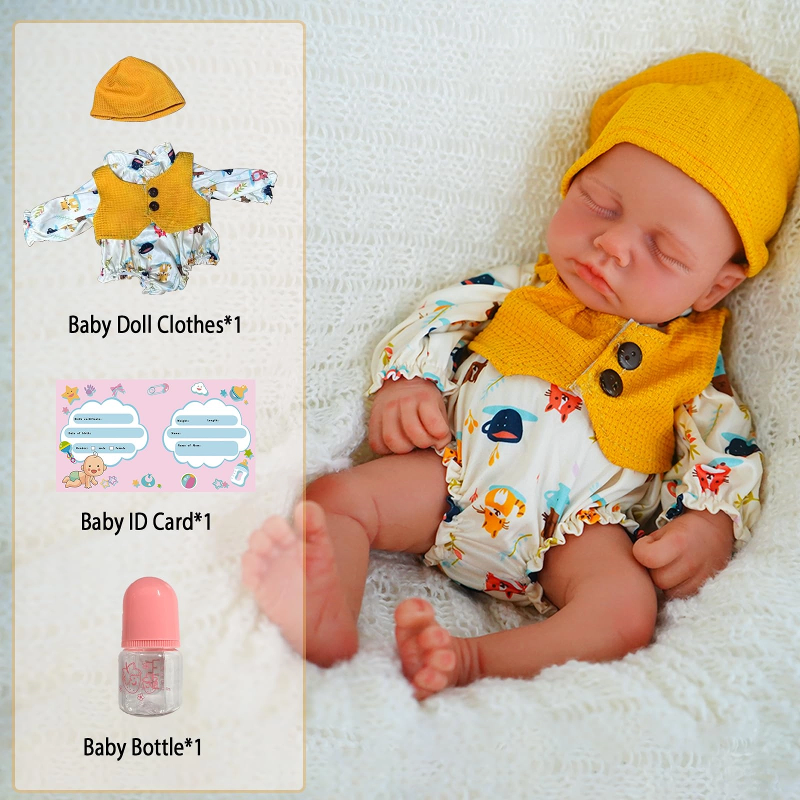 Reborn Baby Doll - 12 inch Full Body Silicone Baby Boy