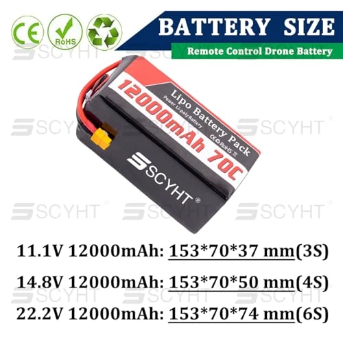 Drone Battery - 12Ah 70C
