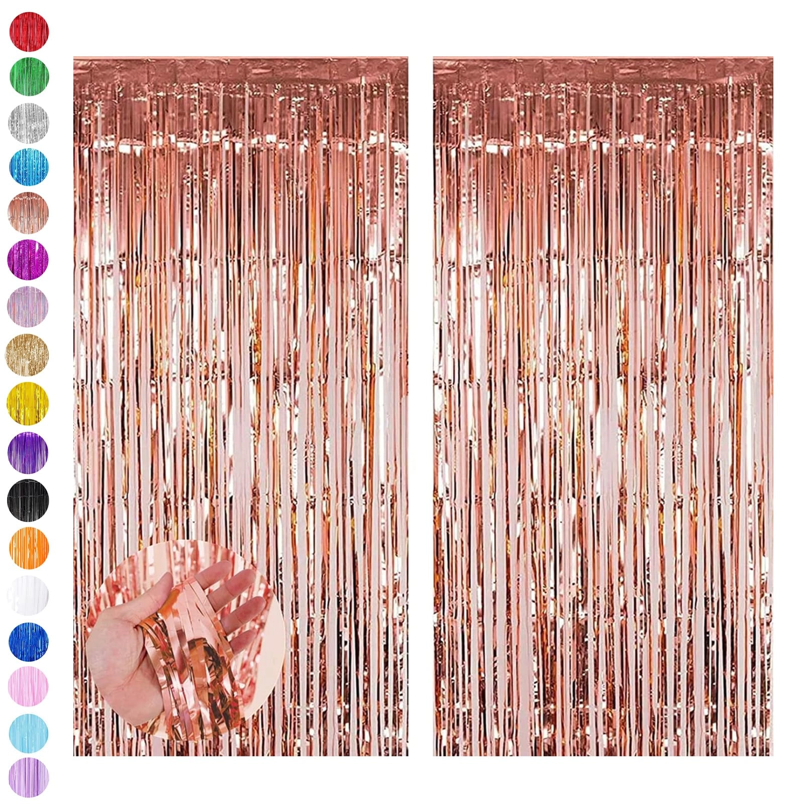 Tinsel Curtain - 2pcs Birthday Wedding Holiday Party