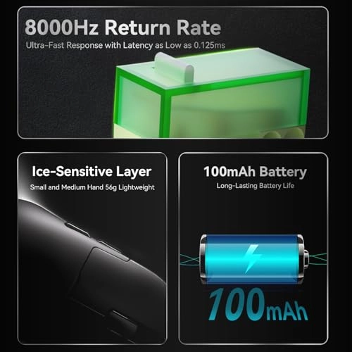 AJ159 PRO Gaming Mouse - 2.4GHz Bluetooth USB