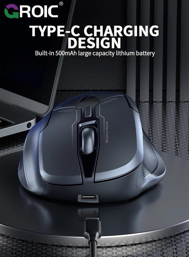 LED Slim Silent Mouse - Wireless