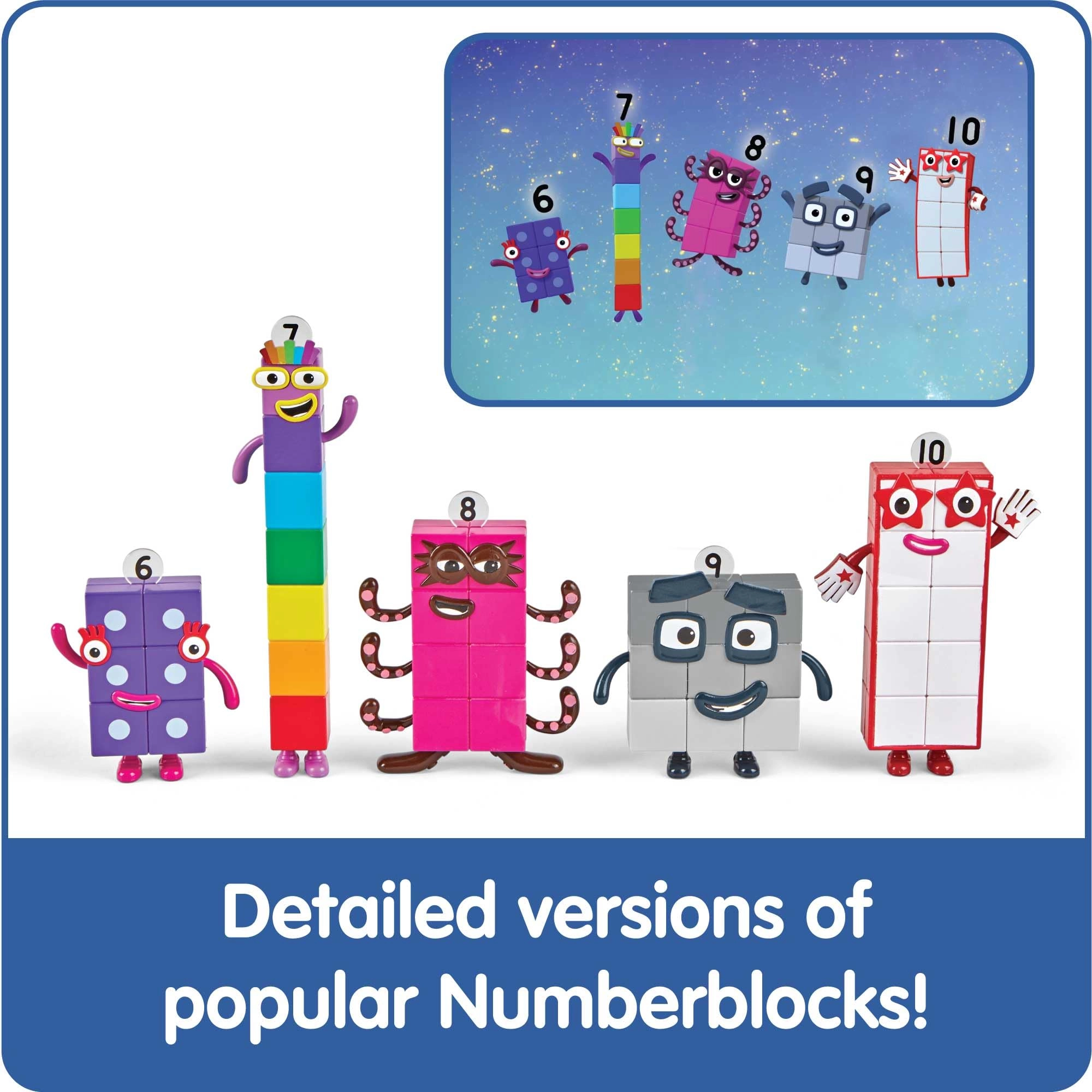 Numberblocks Friends Six to Ten