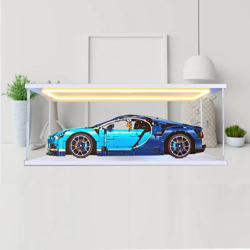 Display Case for LEGO Bugatti Chiron 42083 - Acrylic