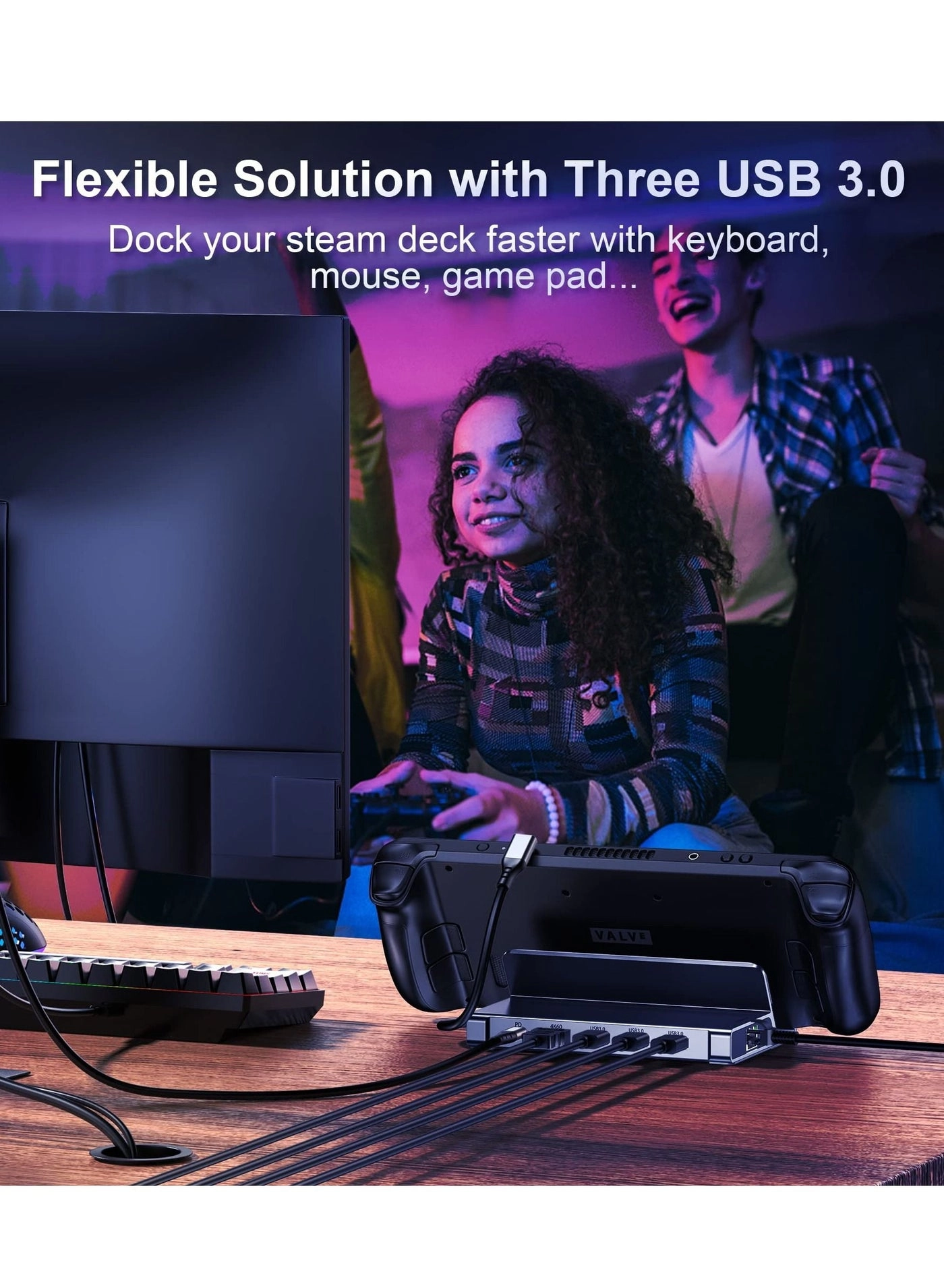 6-in-1 Docking Station - Steam Deck/ROG Ally