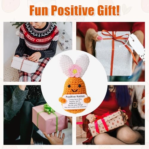 Bunny Positive Crochet - 12 cm