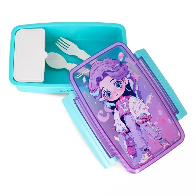 SAM BOX FZE Bento Lunch Box - Cite Girl Pink 1000ml