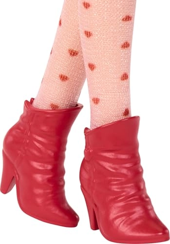 Bridget the Young Queen of Hearts Fashion Doll - Light Pink Hair Cupcake Accessory Ages 4+