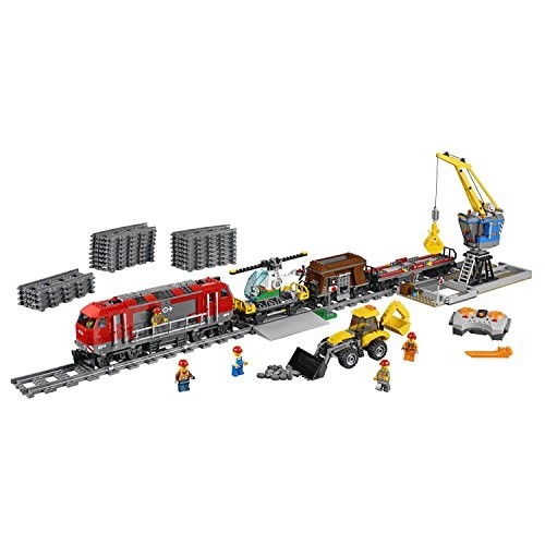 LEGO City Heavy-haul Train - Motorized 7-speed IR Remote Control 5 Minifigures