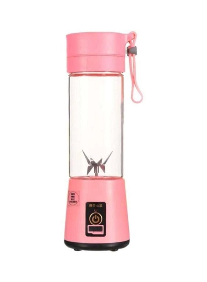 Sharpdo T-Bottle-1021 - Mini Rechargeable Smoothie Maker Pink/Clear/Silver