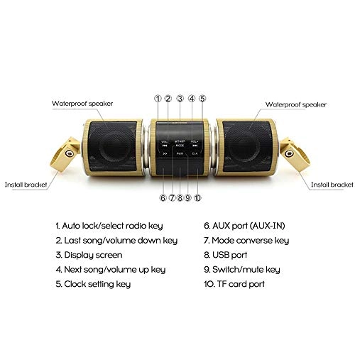 Motorcycle Stereo Speaker - 1