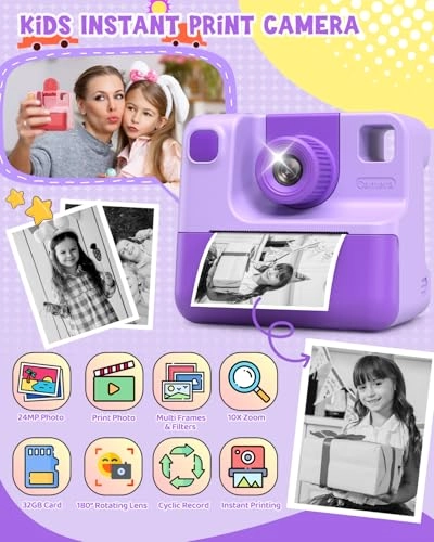 Kids Camera - 24MP 1080P