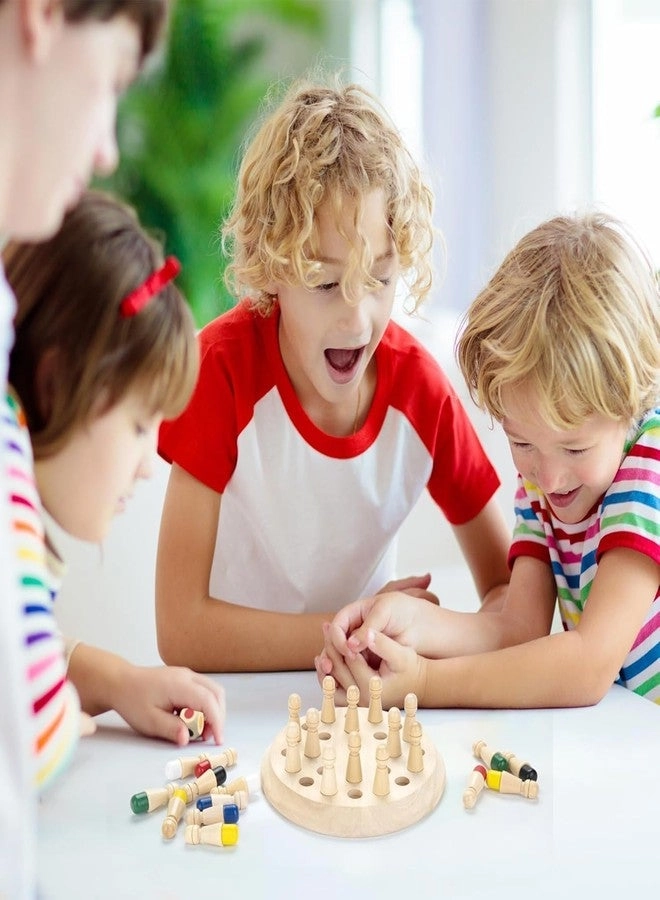 Wooden Memory Chess Game - 3+ 31 pieces