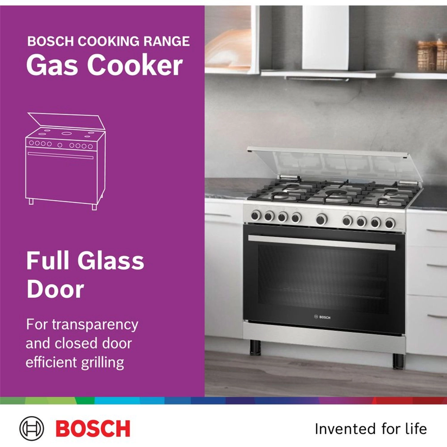 Series 4 HGVDA0Q50M GAS Cooker