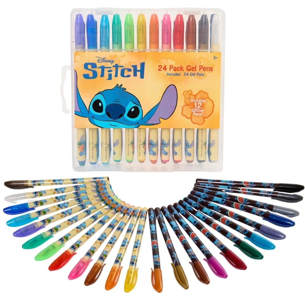 Lilo and Stitch Gel Pen Set - 24 Pack 0.5mm