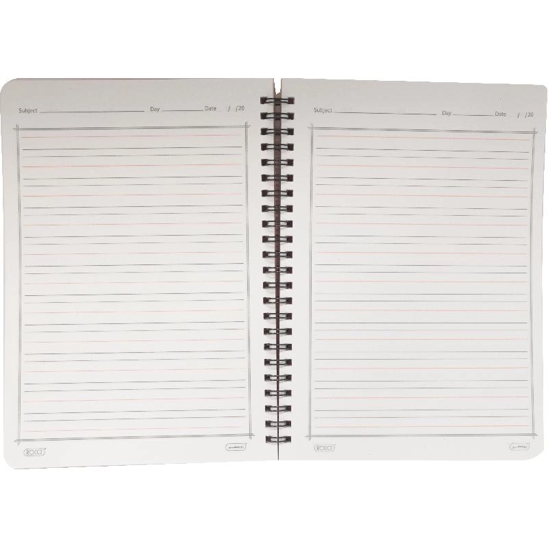 Notebook 19 X 26 cm Spiral - Grid 100 Sheets