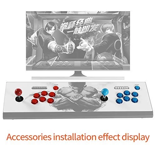 2-Player LED Arcade DIY Kit - Blue & Red