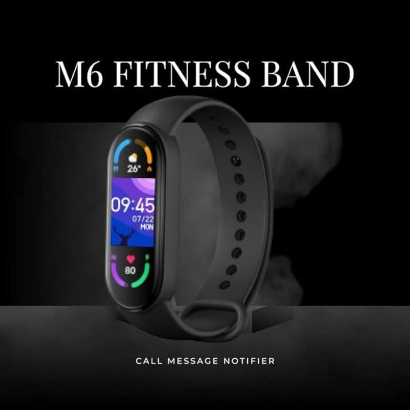 M6 Smart Band - Heart Rate Sensor Sleep Monitor Step Counter