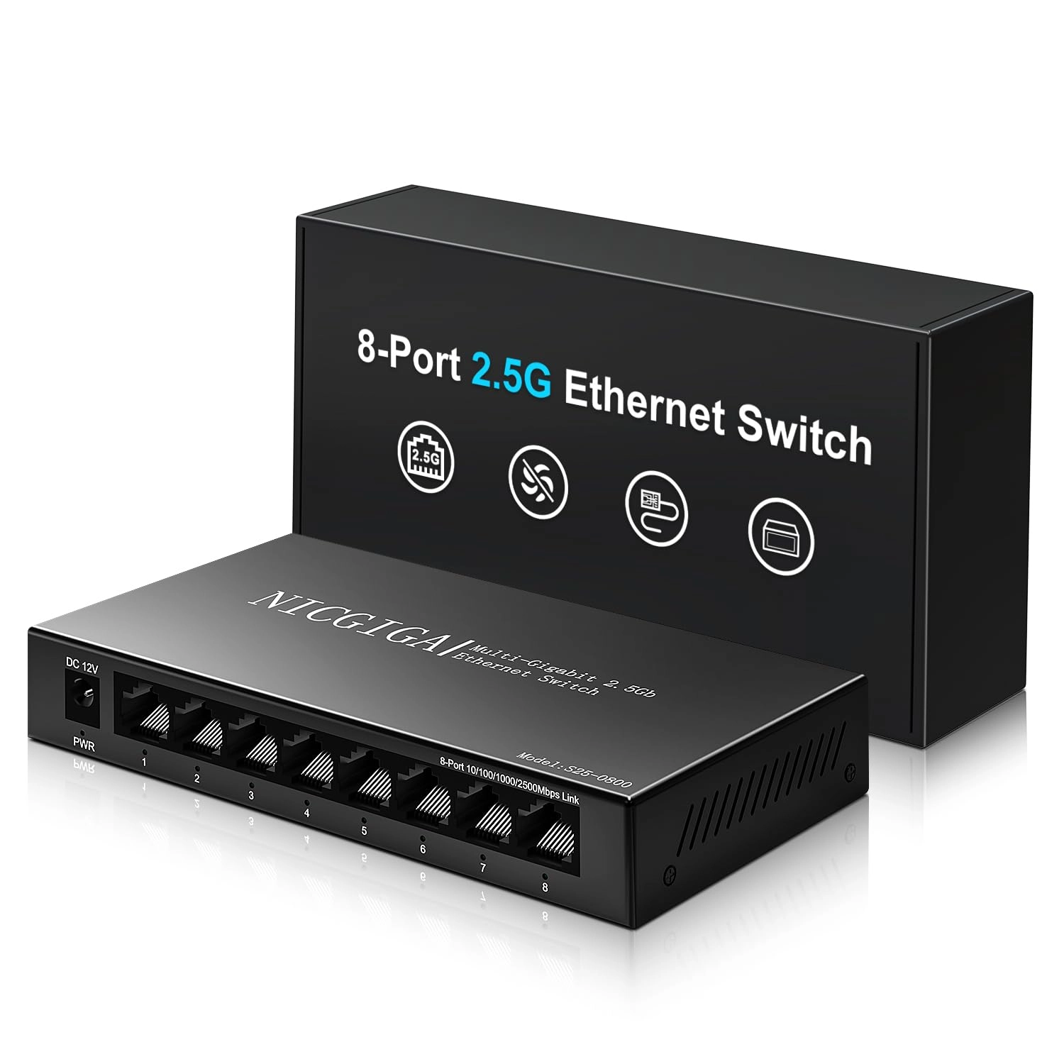 NICGIGA S25-0800 - 8-ports