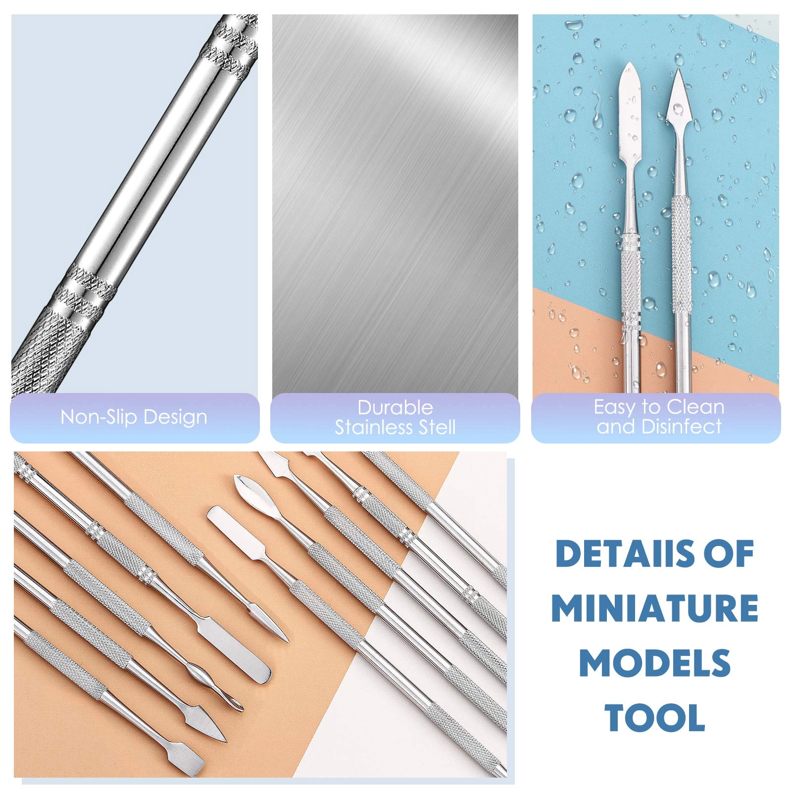 Miniature Sculpting Tools - stainless steel 5 piece(s)
