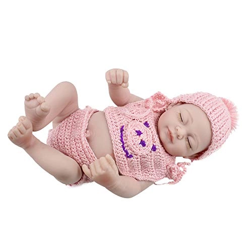 Reborn Baby Doll - 10 inch 25 cm Silicone black skin Ages 3 months+