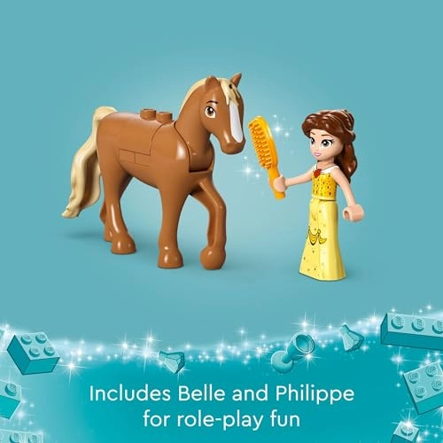Belle’s Storytime Horse Carriage (43233) - Belle mini-doll Philippe horse