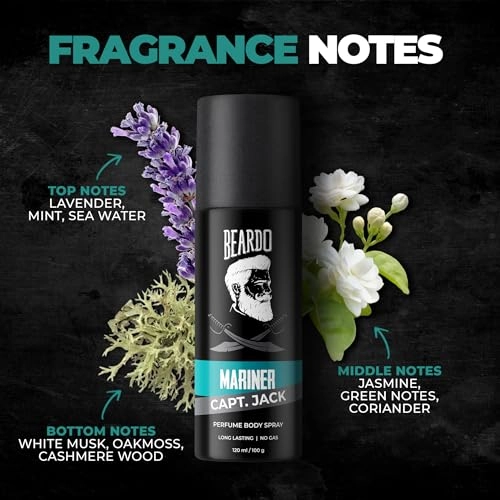 Mariner - Eau de Parfum 50ml + Captain Jack - Body Spray 120ml