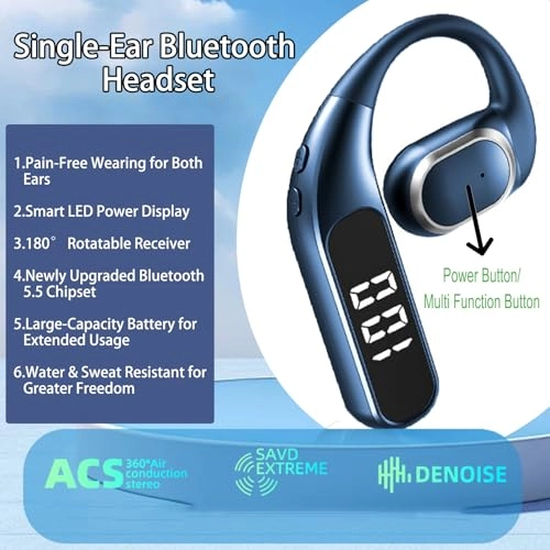 F62 Wireless Headset