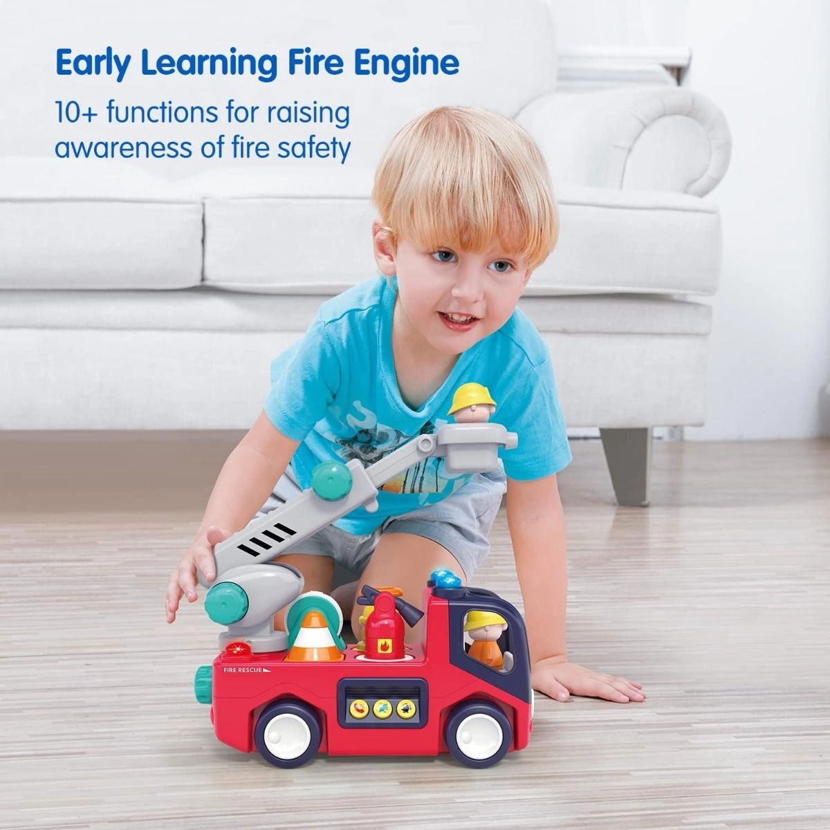 Early Learning Fire Engine Toy - 18 Months
