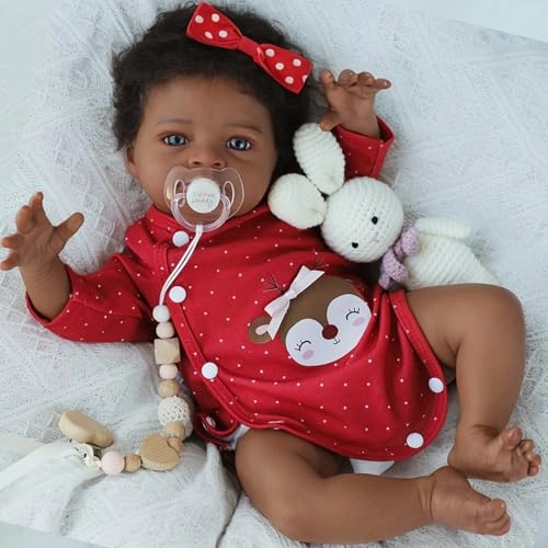Reborn Baby Doll - 20-Inch Vinyl African American Ages 3+