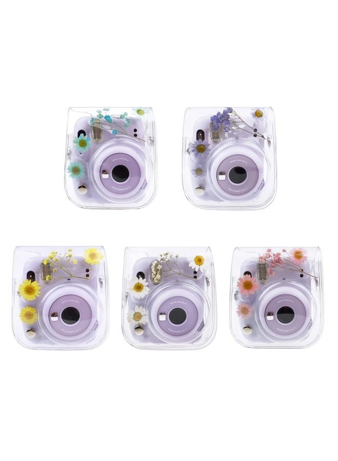Instant Mini 11 Camera Case - Compatible with Fujifilm Instax Mini 12/11/9/8/8+/40 Clear PVC