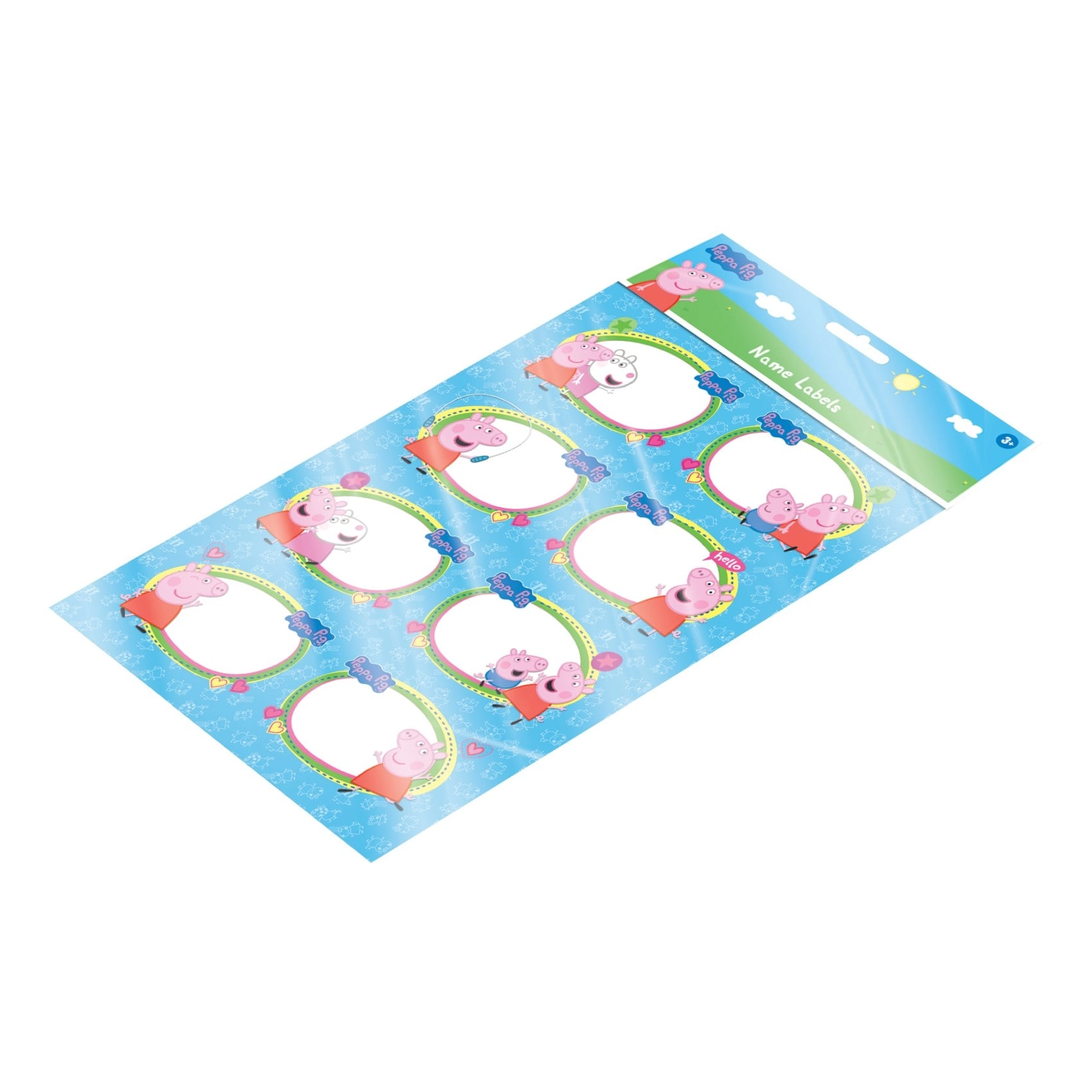 Disney Peppa Pig Printed Name Labels - 2 Sheet A4