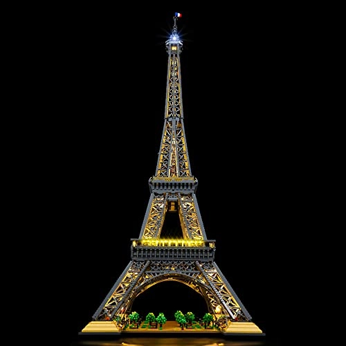 LED Light Kit for 10307 Eiffel-Tower - RC Version USB/Battery