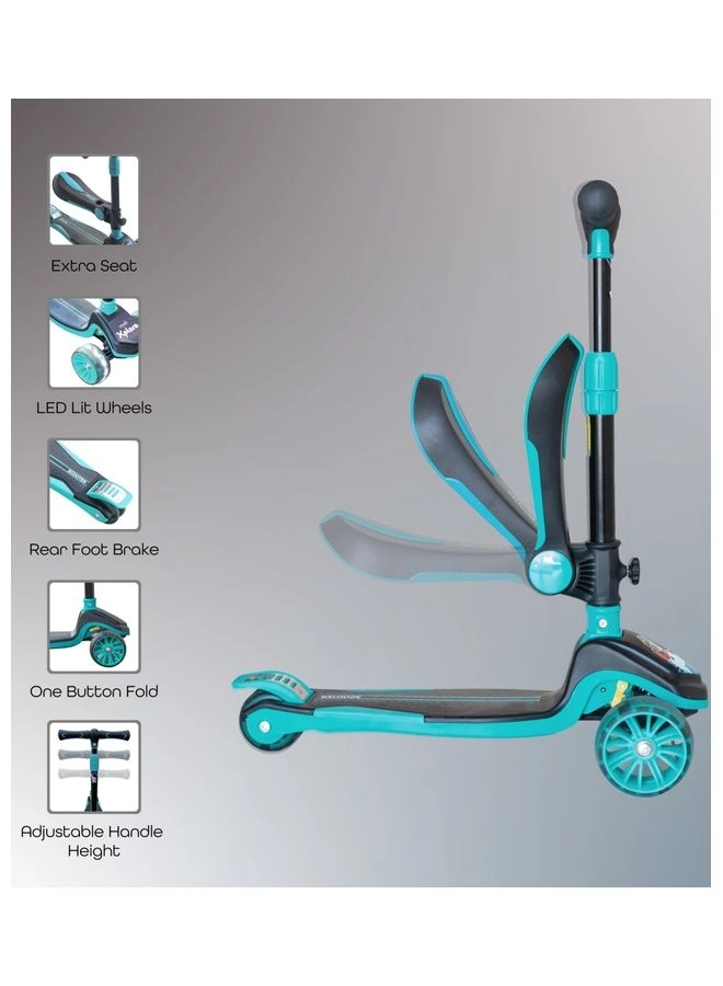 Xplora Kick Scooter – Foldable LED + Seat