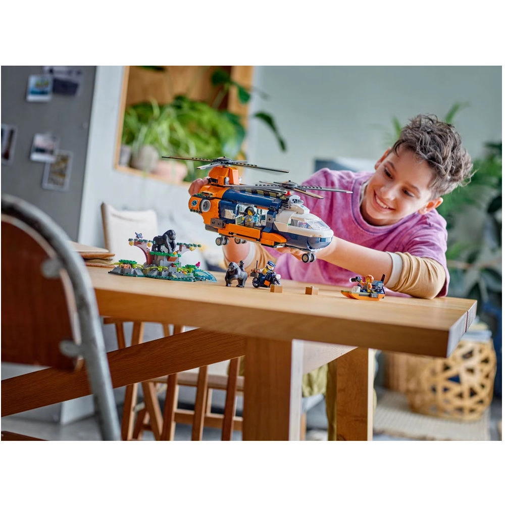 City Jungle Explorer Helicopter at Base Camp (60437)