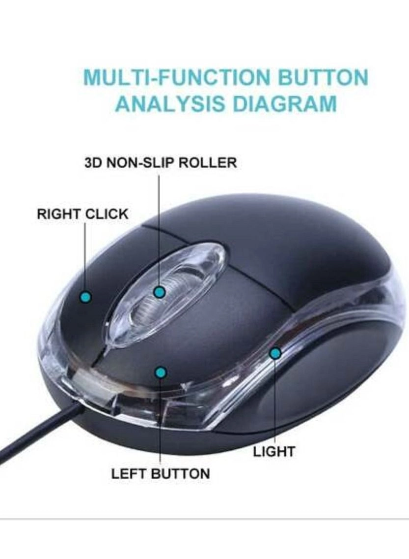 USB Optical Mouse - Wired