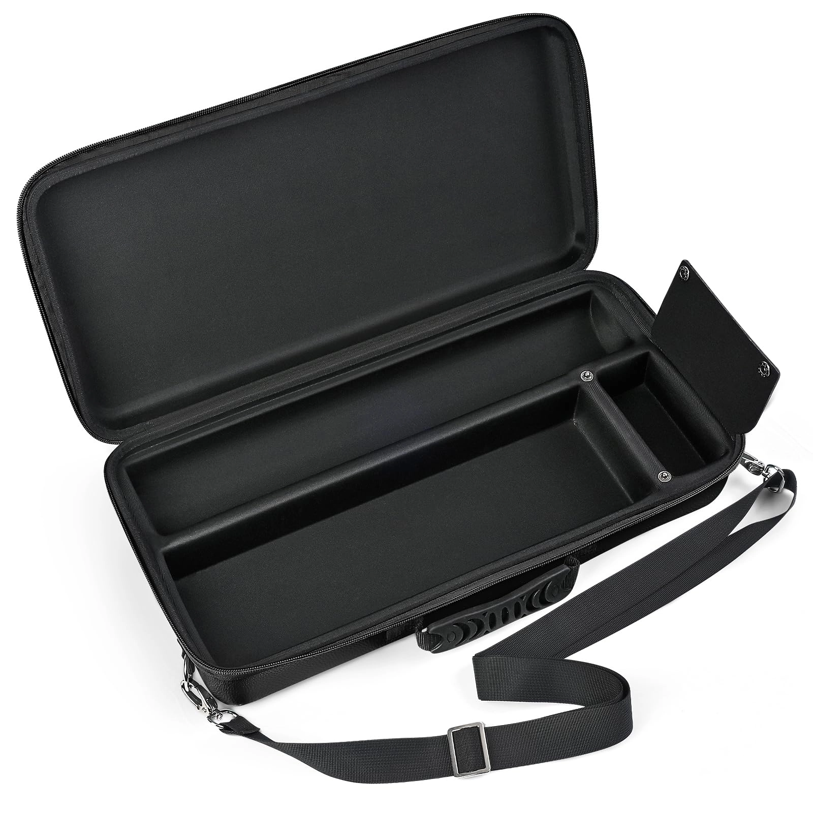 AAXKK Playmat & Deck Box Carrying Case - Black 3 compartments