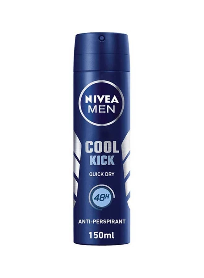 Cool Kick Quick Dry Antiperspirant Spray - 150 milliliter