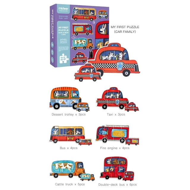 My First Traffic Puzzle (MD0077-1) - 25 pcs