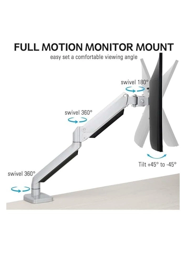Monitor Mount Arm - Single 20 to 32 inches 75x75mm and 100x100mm