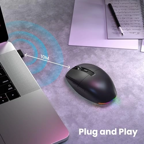 Type C Rechargeable Wireless Mouse - 2.4g USB