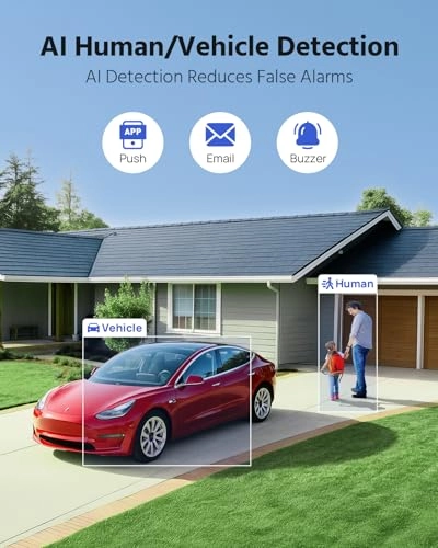 3K Two-Way Audio Security Camera System