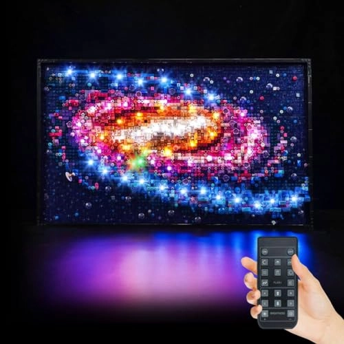 Led Light Kit - Remote Version Yellow Compatible with Lego 21354